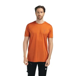 LightWoll 140 Classic Tee Antler, herre (Apricot Orange)-ACLIMA