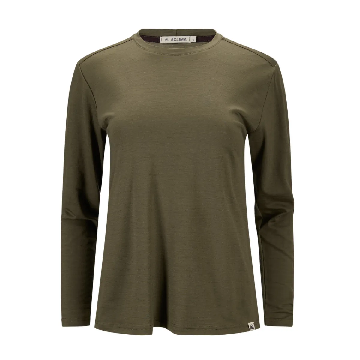 LightWool 180 Crewneck trøje, dame (Tarmac)-ACLIMA Sale