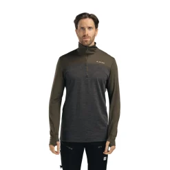 LightWool 180 Polo w/zip, herre (Tarmac Marengo)-ACLIMA