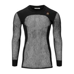 WoolNet Crewneck netundertrøje, herre (Jet Black)-ACLIMA Best