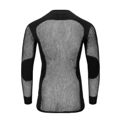 WoolNet Crewneck netundertrøje, herre (Jet Black)-ACLIMA Best