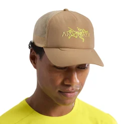 Arc'teryx Bird Word Trucker Curved Hat (Canvas Euphoria)-ARCTERYX Sale