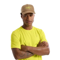Arc'teryx Bird Word Trucker Curved Hat (Canvas Euphoria)-ARCTERYX Sale