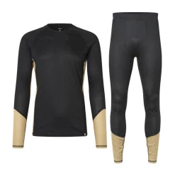 Baselayer Undertøj Sæt, herre (Black / Sand)-ASIVIK New