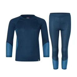 Baselayer Undertøj Sæt, junior (Blue / Blue)-ASIVIK Clearance