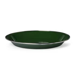 Emalje tallerken (Green)-ASIVIK Discount