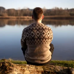 Gamborg Sweater, herre (Tan)-ASIVIK Sale