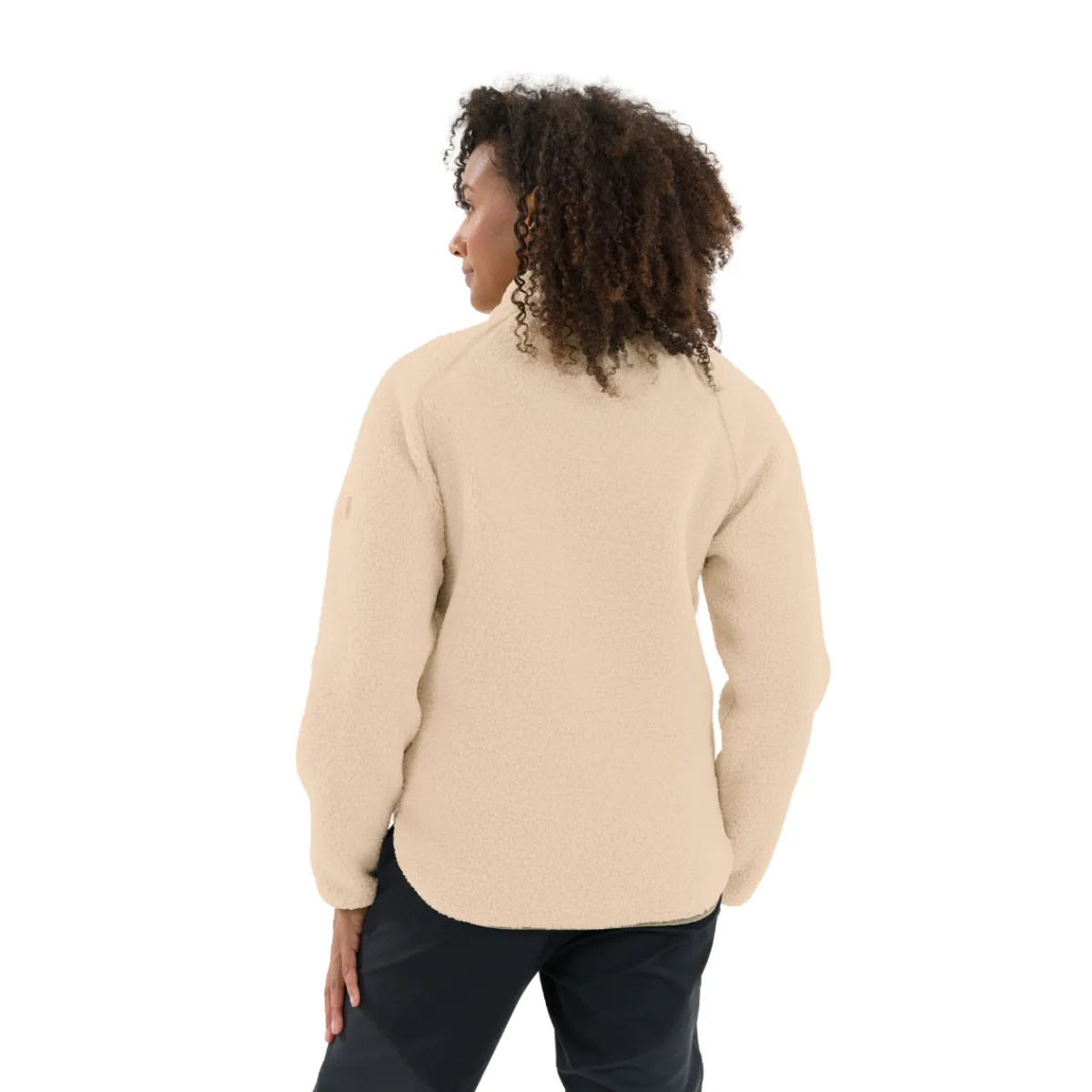 Hike Teddy fleecejakke, dame (Oatmeal)-ASIVIK New