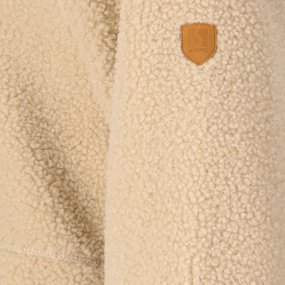 Hike Teddy fleecejakke, dame (Oatmeal)-ASIVIK New