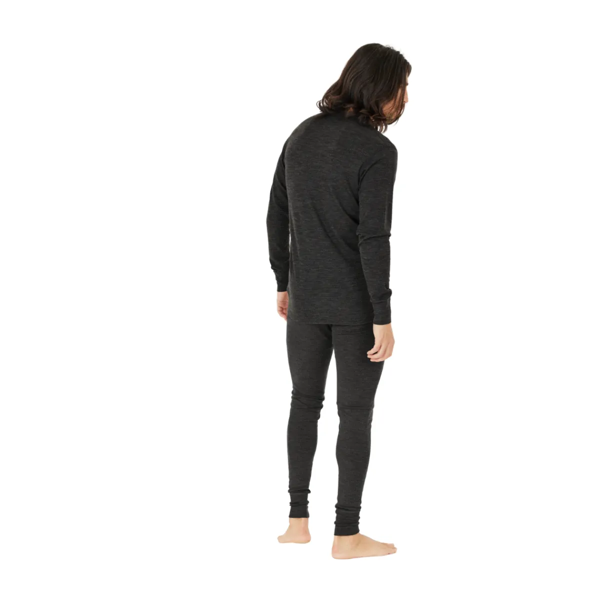 Hike Wool Blend Uldundertrøje, herre (Black)-ASIVIK