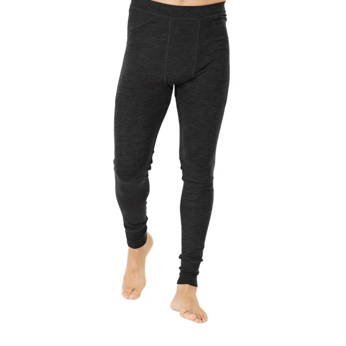 Hike Wool Blend Uldunderbukser, herre (Black)-ASIVIK Hot