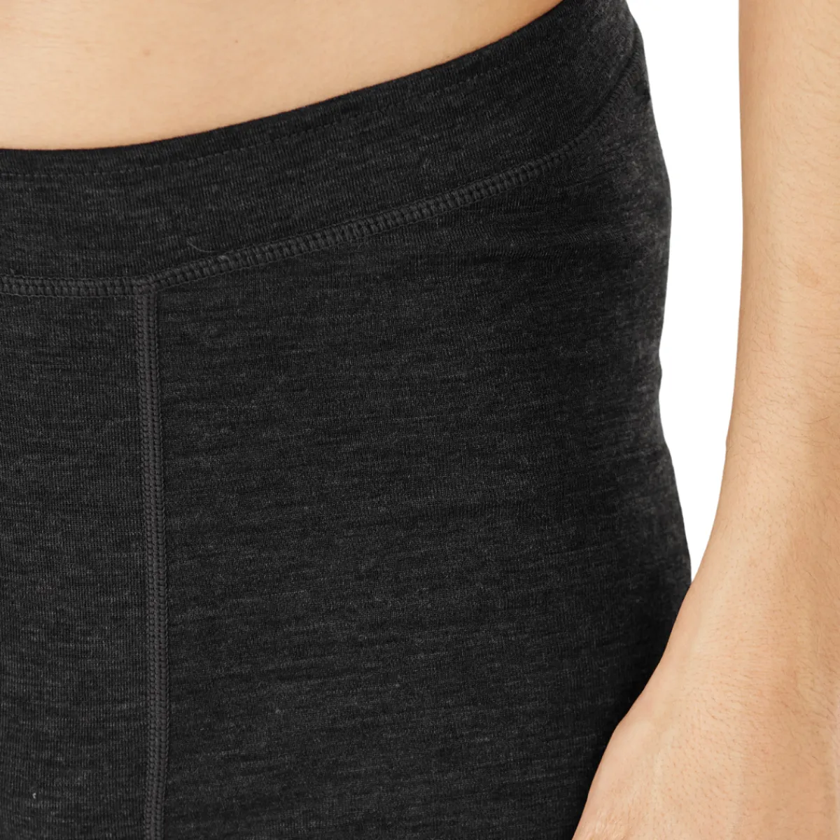 Hike Wool Blend Uldunderbukser, herre (Black)-ASIVIK Hot