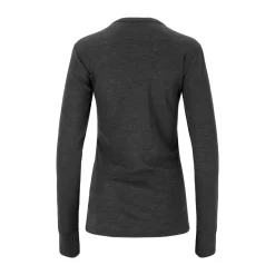Hike Wool Blend Uldundertrøje, dame (Black)-ASIVIK Clearance