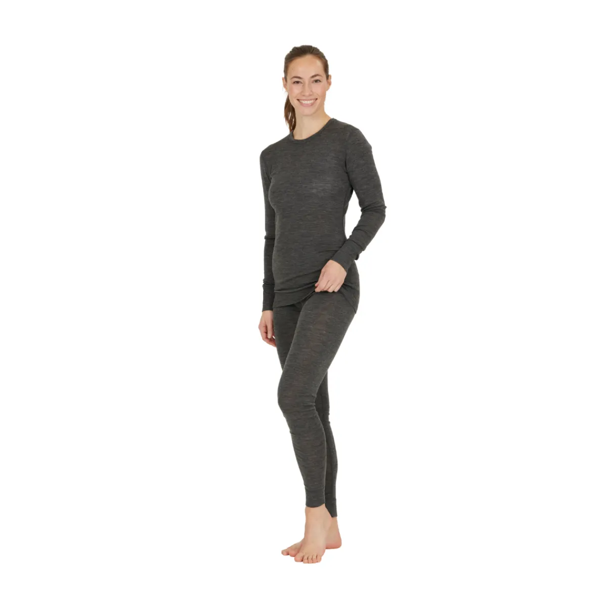 Hike Wool Blend Uldunderbukser, dame (Black)-ASIVIK Best