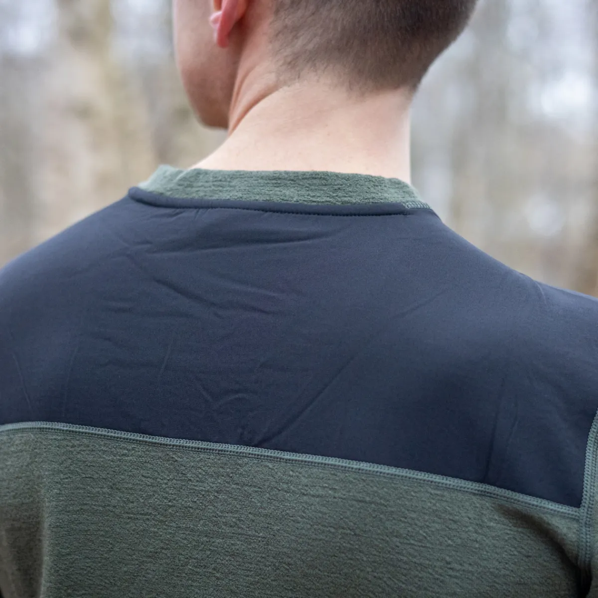 Rold Wool Crew uldtrøje, herre (Pine Green)-ASIVIK
