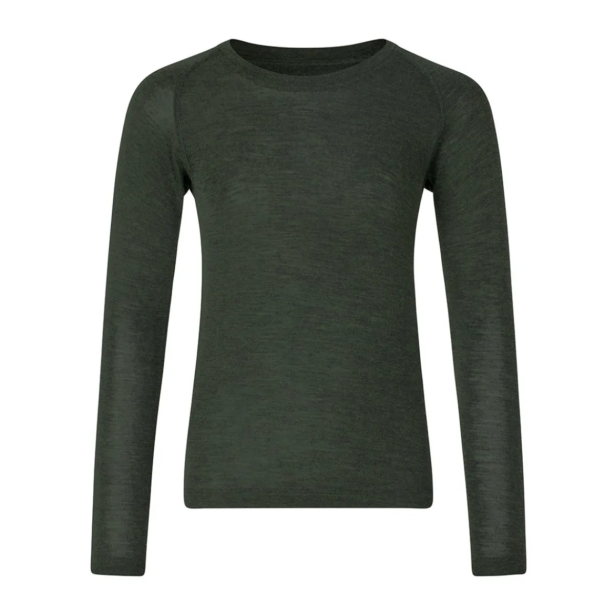 Wool Crew undertrøje, junior (Pine)-ASIVIK Sale