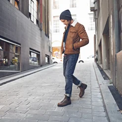 1609 Classic Chelsea Boot (Antique Brown)-BLUNDSTONE Discount