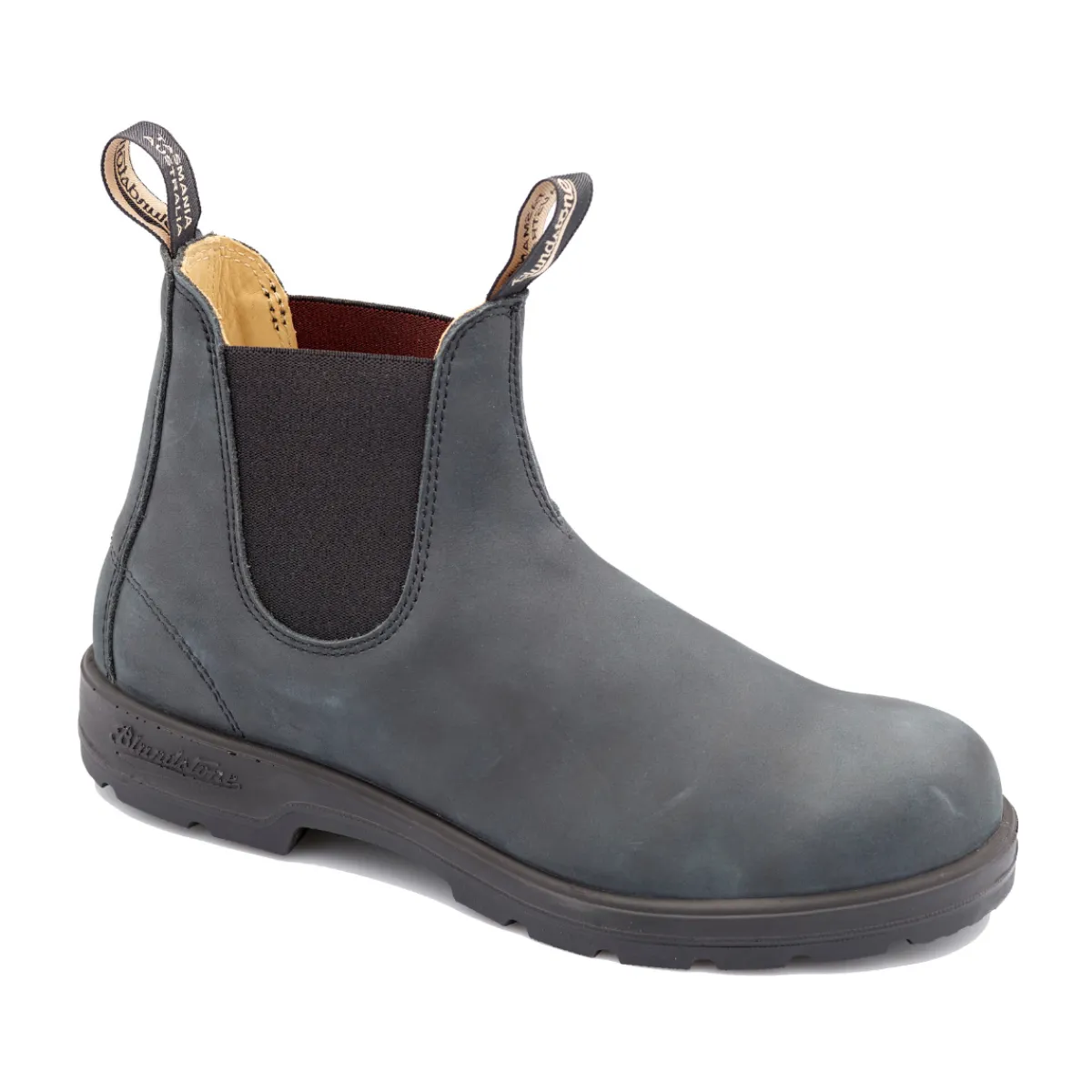 587 Classics Chelsea Boot (Rustic Black)-BLUNDSTONE