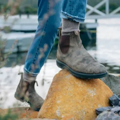 585 Classics Chelsea Boot (Rustic Brown)-BLUNDSTONE Best