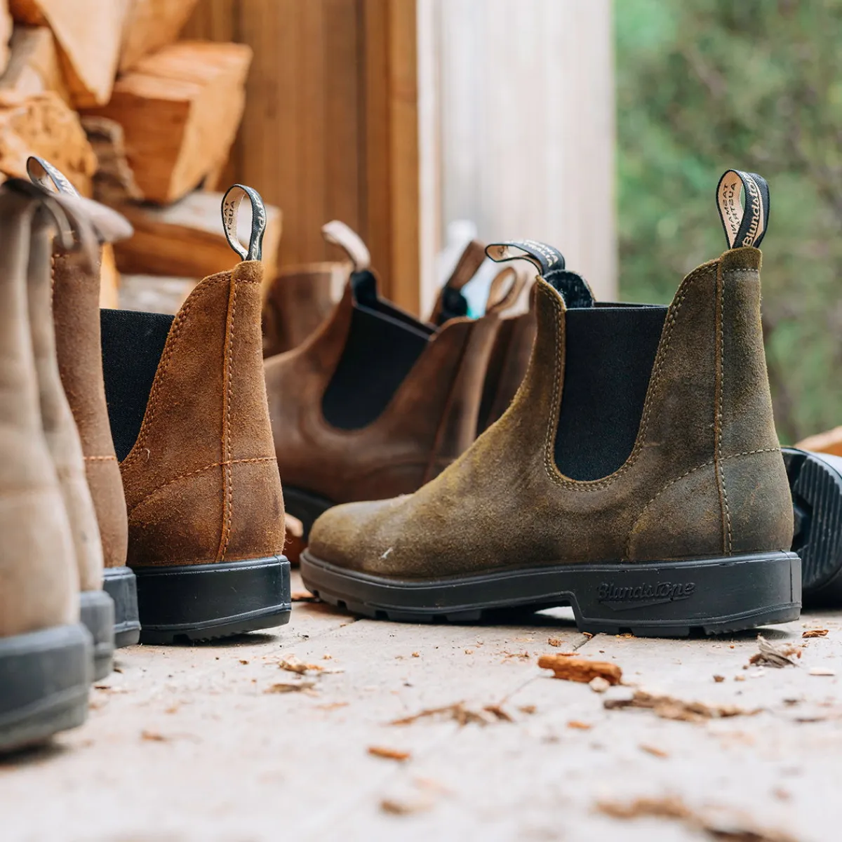 585 Classics Chelsea Boot (Rustic Brown)-BLUNDSTONE Best