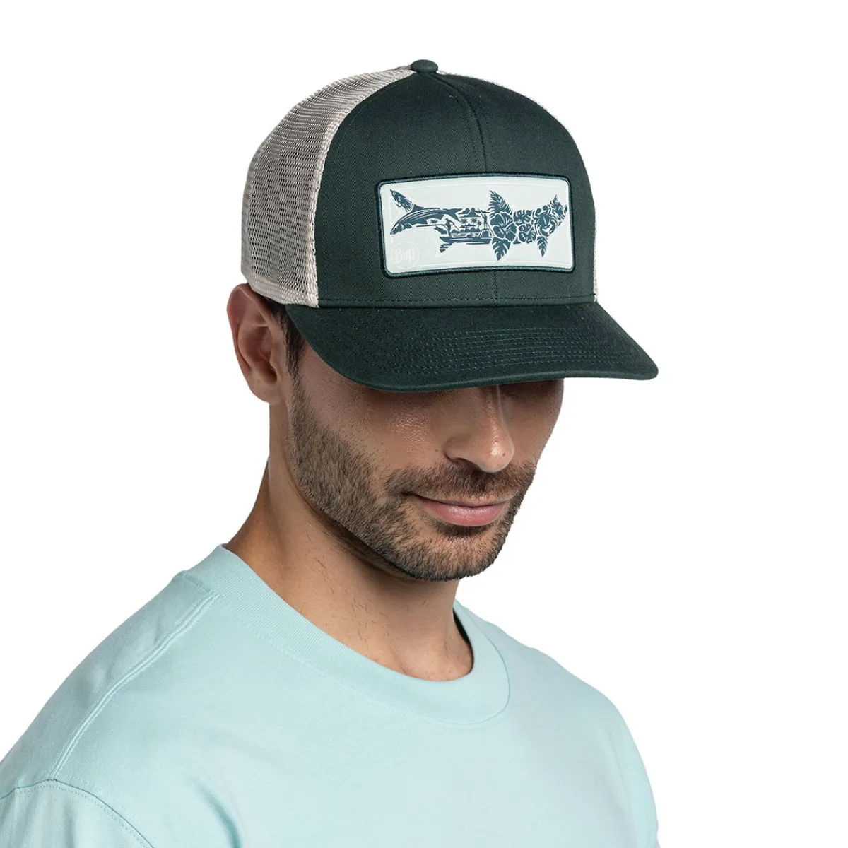 Explore Trucker Cap (Lake River Khaki)-BUFF