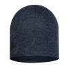 Merino MW Beanie (Melange Night Blue)-BUFF