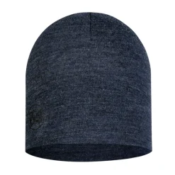 Merino MW Beanie (Melange Night Blue)-BUFF