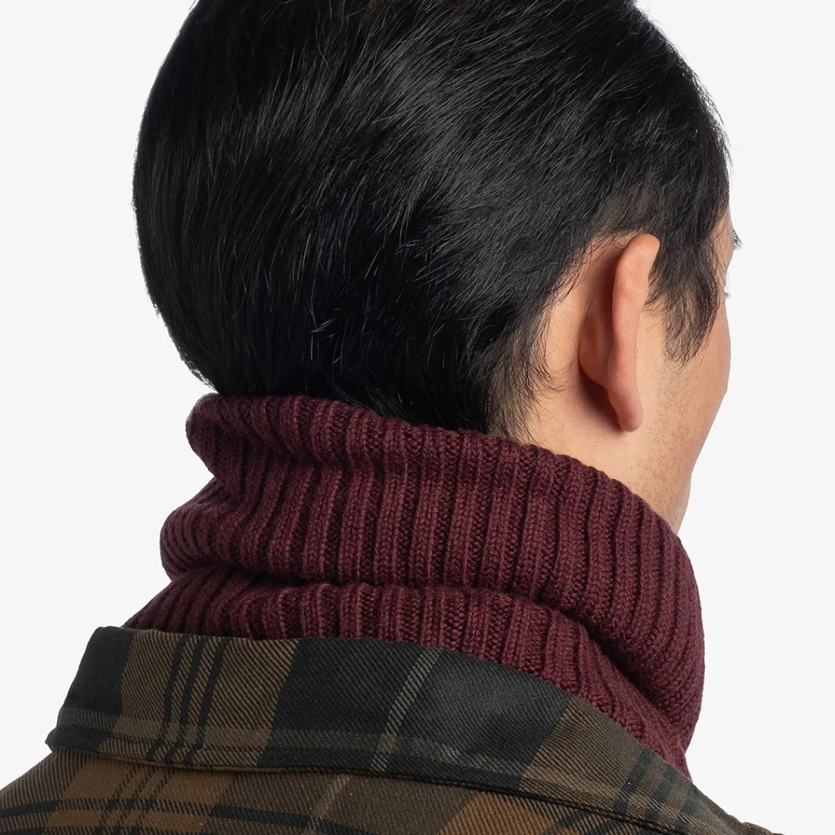 Norval Knitted Neckwarmer-BUFF Hot