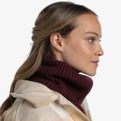 Norval Knitted Neckwarmer-BUFF Hot