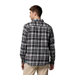Cornell Woods Flannel LS, herre (BlackTartan)-COLUMBIA Outlet