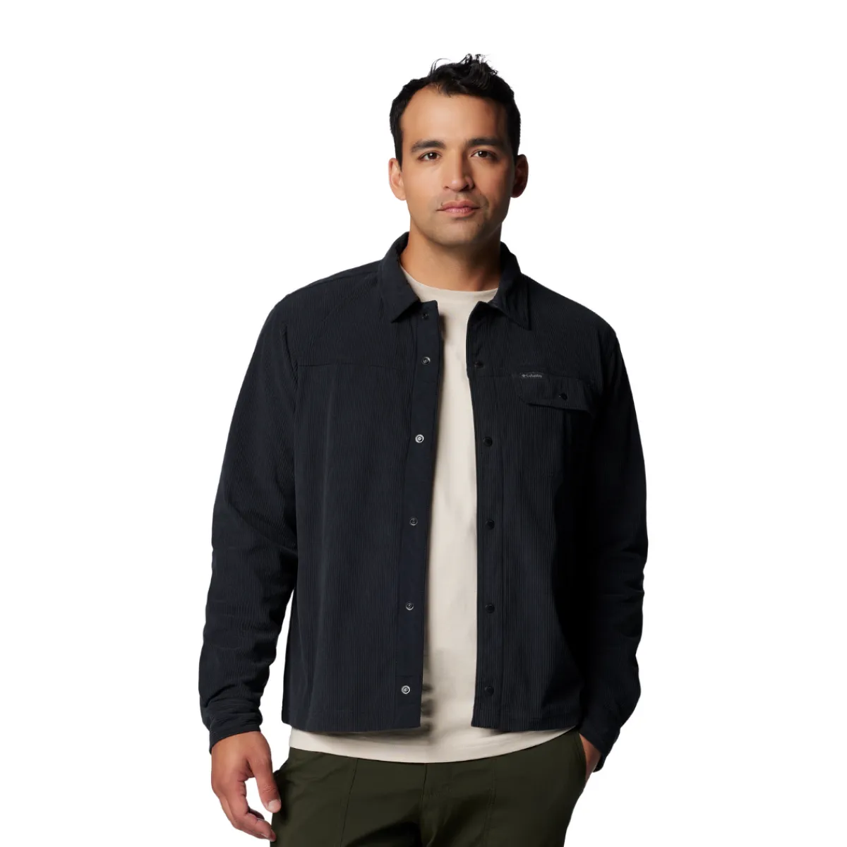 Flare Gun Corduroy LS Skjorte, herre (Black)-COLUMBIA Discount
