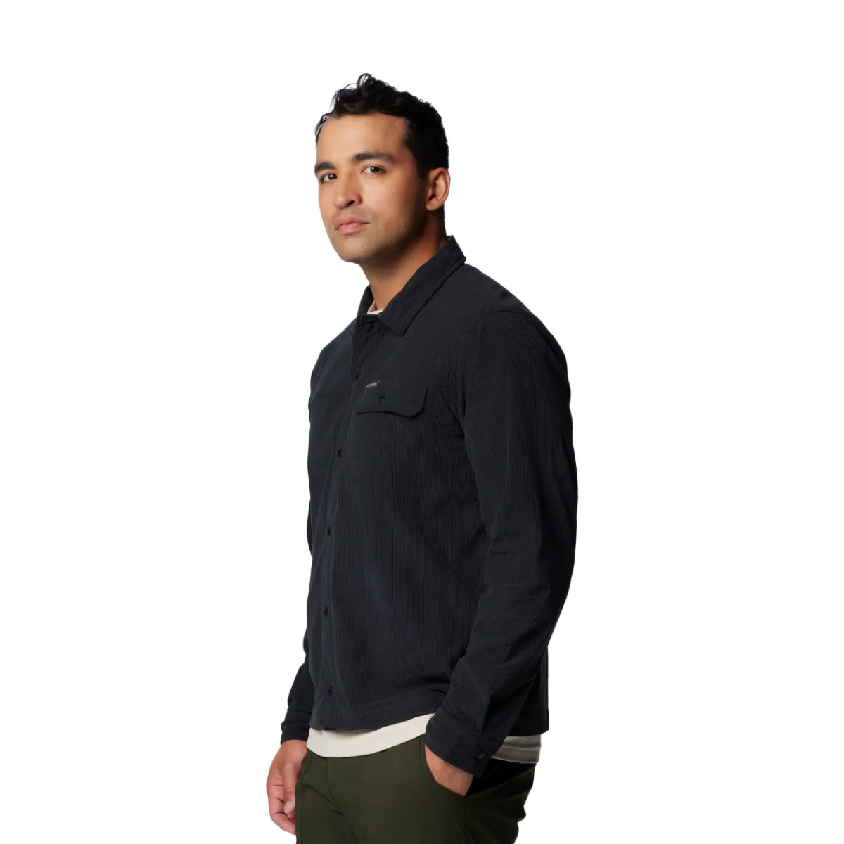Flare Gun Corduroy LS Skjorte, herre (Black)-COLUMBIA Discount