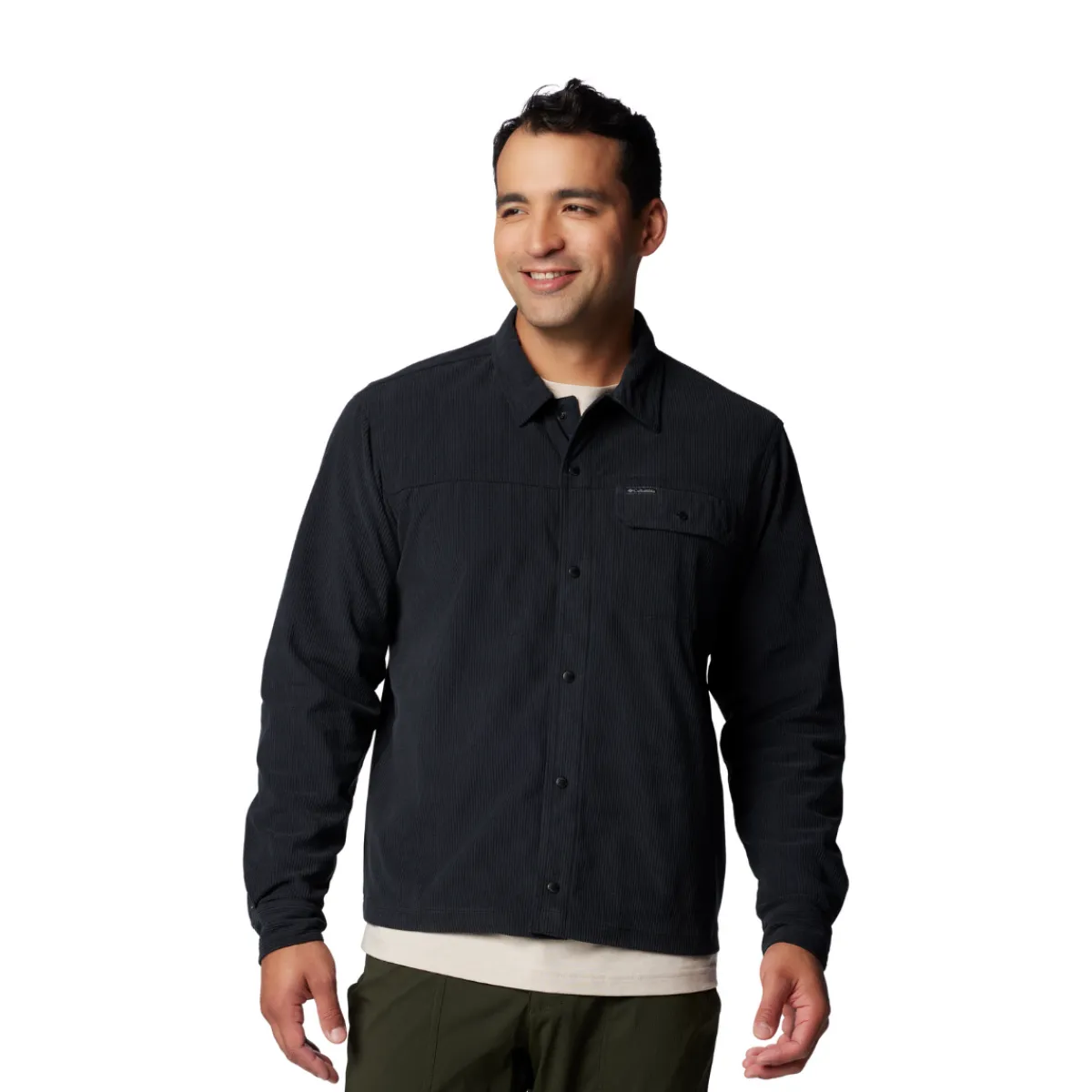 Flare Gun Corduroy LS Skjorte, herre (Black)-COLUMBIA Discount