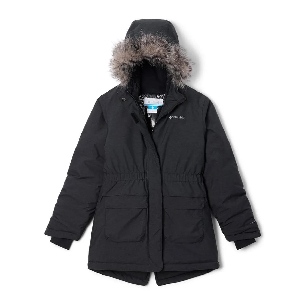 Girls Nordic Strider II vinterjakke, junior (Black)-COLUMBIA Hot