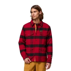 High Cascades Shirt Jacket, herre (Red Dahlia)-COLUMBIA