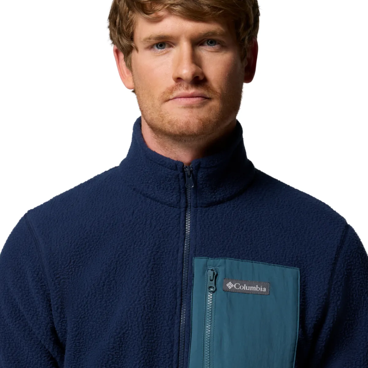 Jasper Ridge Fleece, herre (Navy)-COLUMBIA Clearance