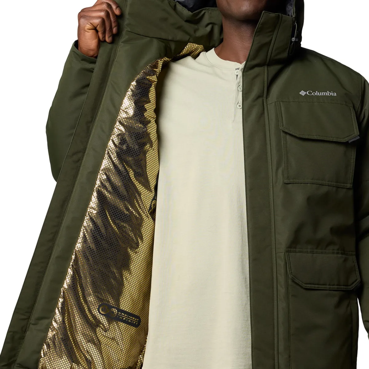 Landroamer II Parka, herre (Greenscape)-COLUMBIA Clearance