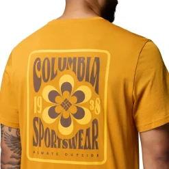 Outdoor CSC Graphic T-shirt, herre (Sand Dune)-COLUMBIA Best