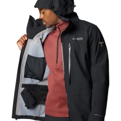 Platinum Peak II 3-lags skijakke, herre (Black)-COLUMBIA New
