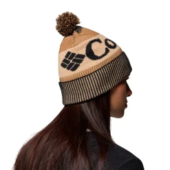 Polar Powder III Beanie (Brown)-COLUMBIA