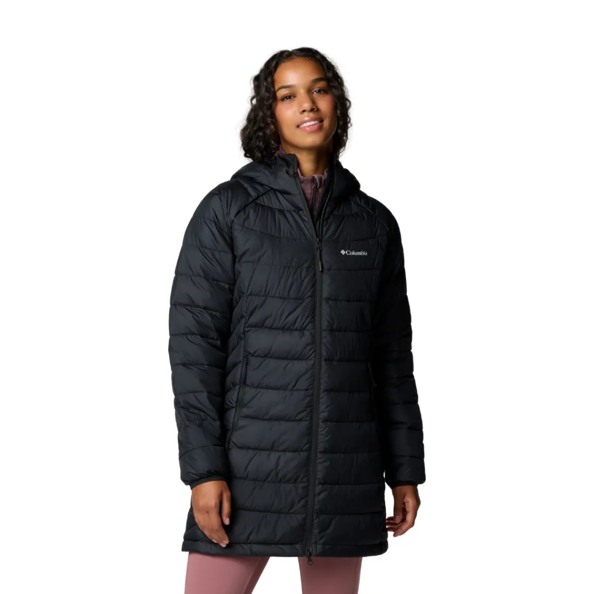 Powder Lite II Mid Vinterjakke, dame (Black)-COLUMBIA Hot