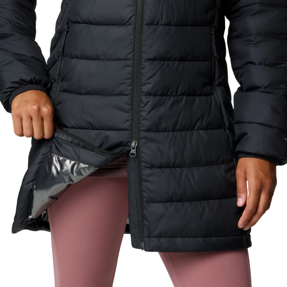 Powder Lite II Mid Vinterjakke, dame (Black)-COLUMBIA Hot