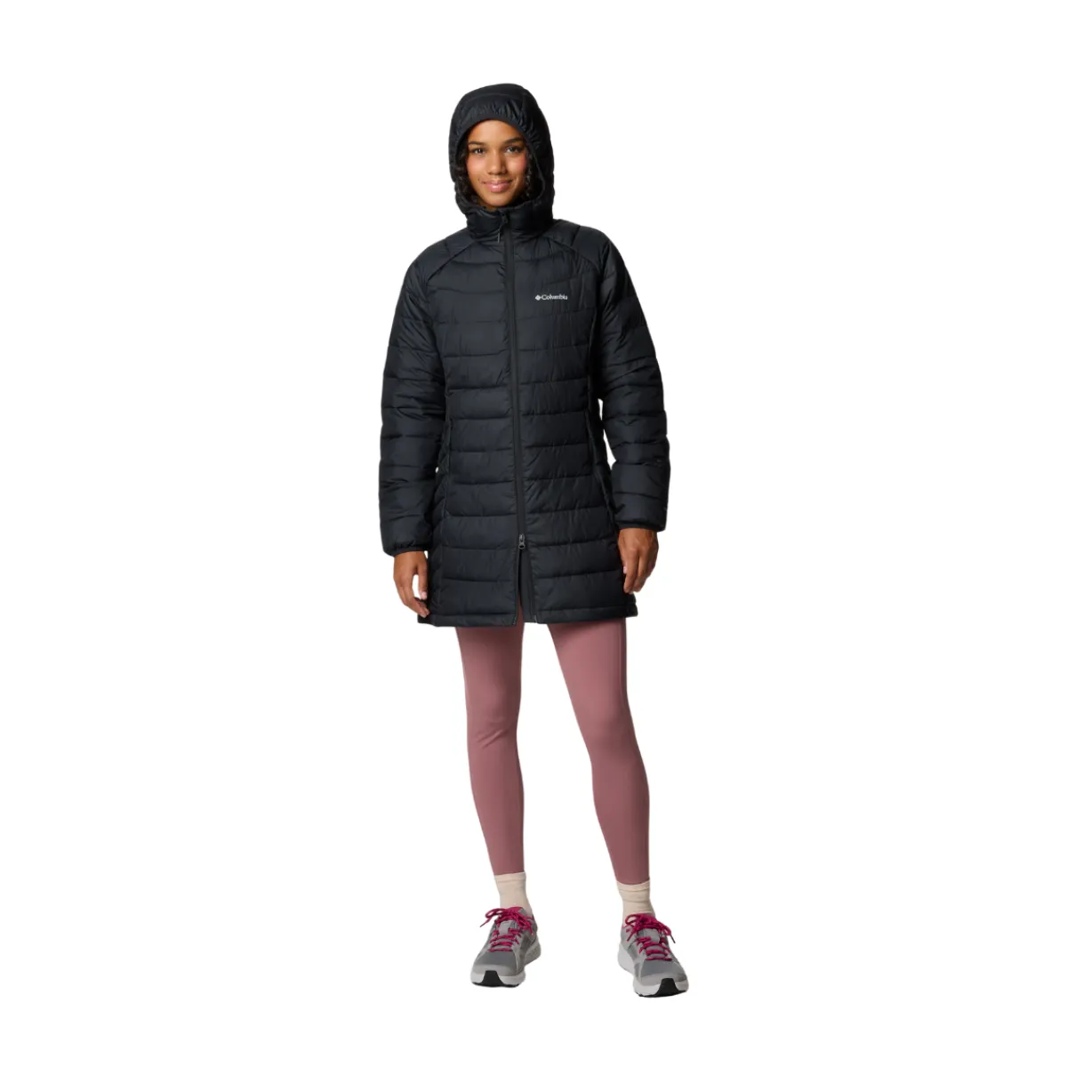 Powder Lite II Mid Vinterjakke, dame (Black)-COLUMBIA Hot
