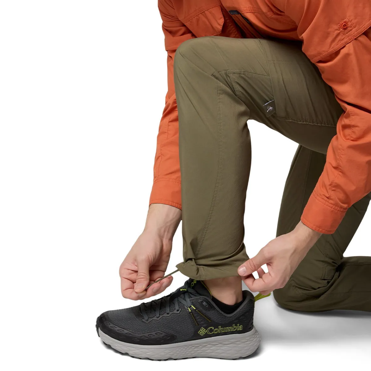 Skien Valley Cargo Pants, herre (Stone Green)-COLUMBIA Clearance