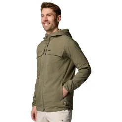 Skien Valley Hooded LS Sommer- og myggejakke, herre (Stone Green)-COLUMBIA Sale