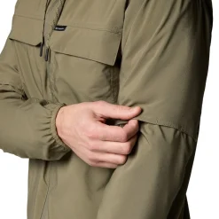 Skien Valley Hooded LS Sommer- og myggejakke, herre (Stone Green)-COLUMBIA Sale