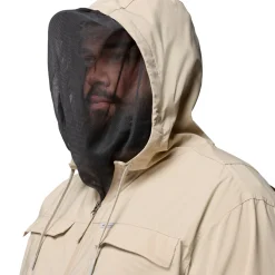 Skien Valley Hooded LS Sommer- og myggejakke, herre (Acient Fossil)-COLUMBIA New
