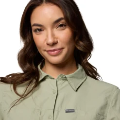 Skien Valley LS Shirt, dame (Safari)-COLUMBIA Outlet