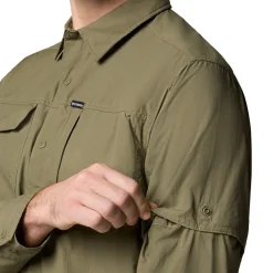 Skien Valley LS Skjorte, herre (Stone Green)-COLUMBIA Outlet