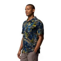 Tech Trail Utility Printed Shirt, herre (Mountain Blue)-COLUMBIA Discount